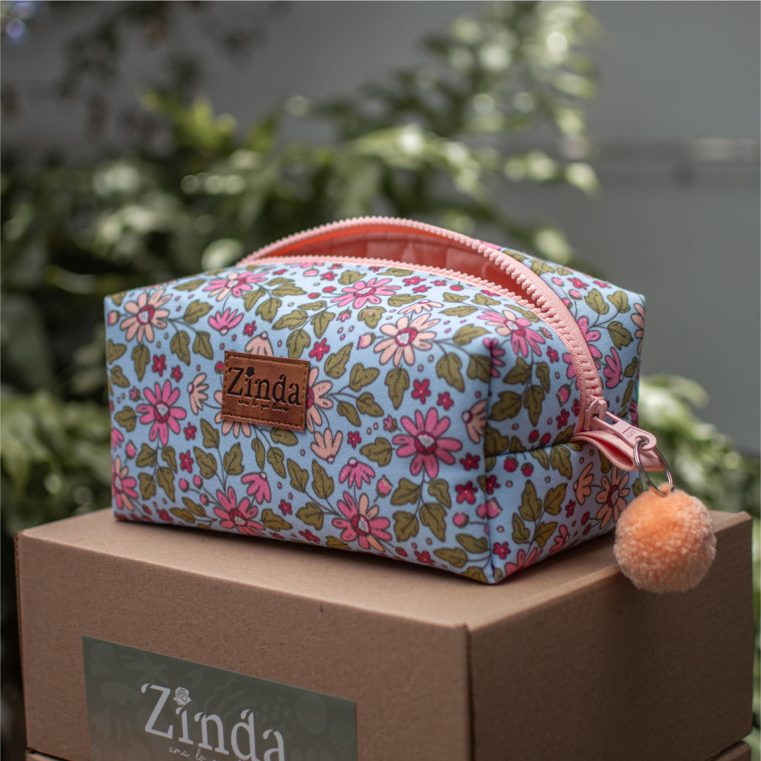 ESTUCHE FLOWER SANDY CELESTE
