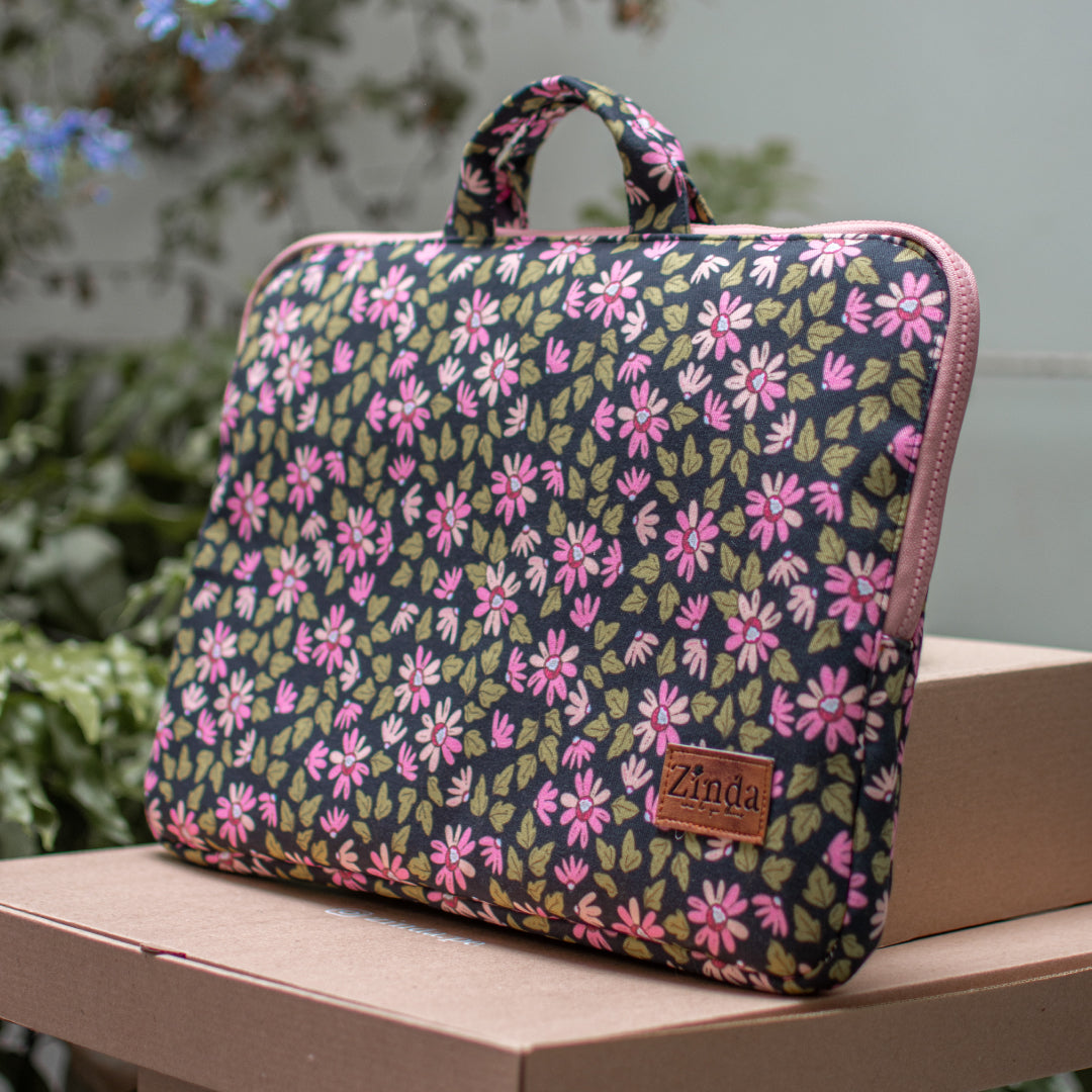 PORTALAPTOP FLOWER SANDY BLACK
