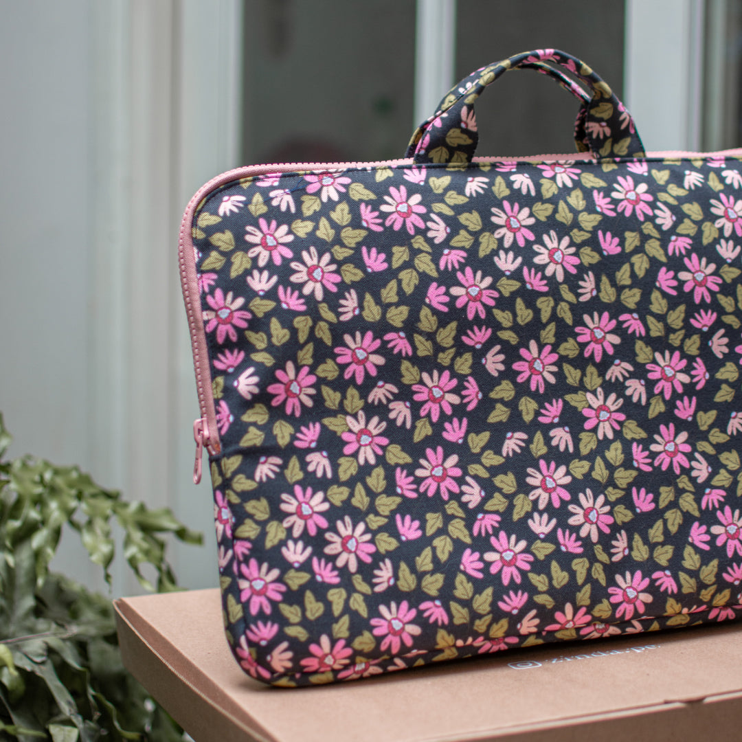 PORTALAPTOP FLOWER SANDY BLACK