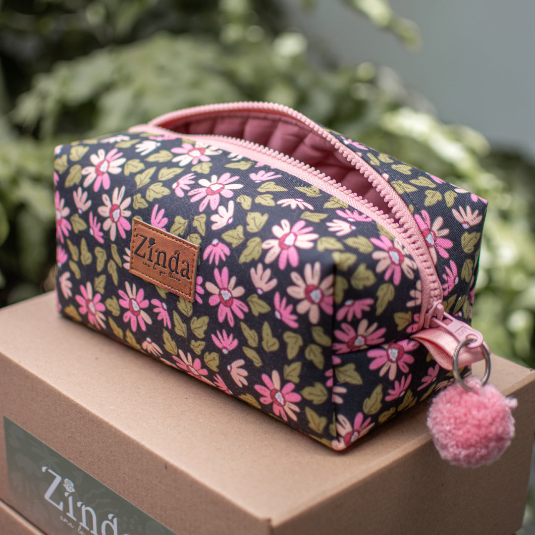 ESTUCHE FLOWER SANDY BLACK