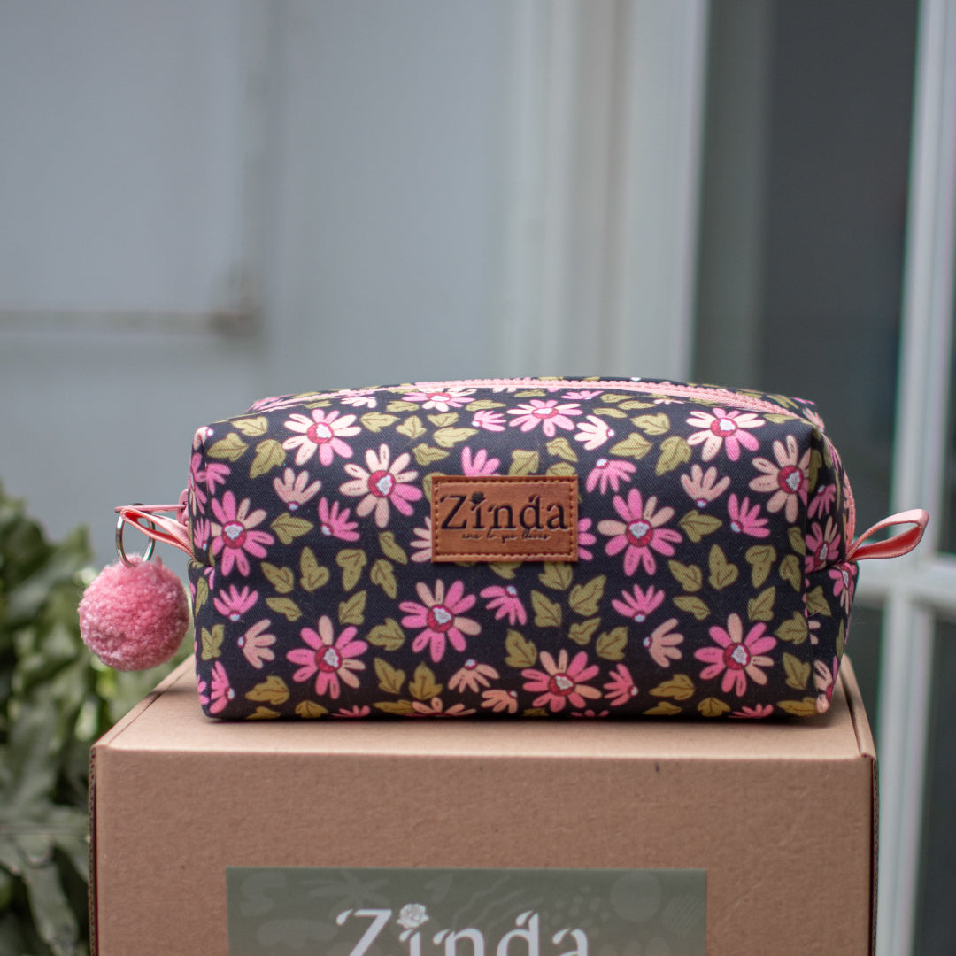 ESTUCHE FLOWER SANDY BLACK
