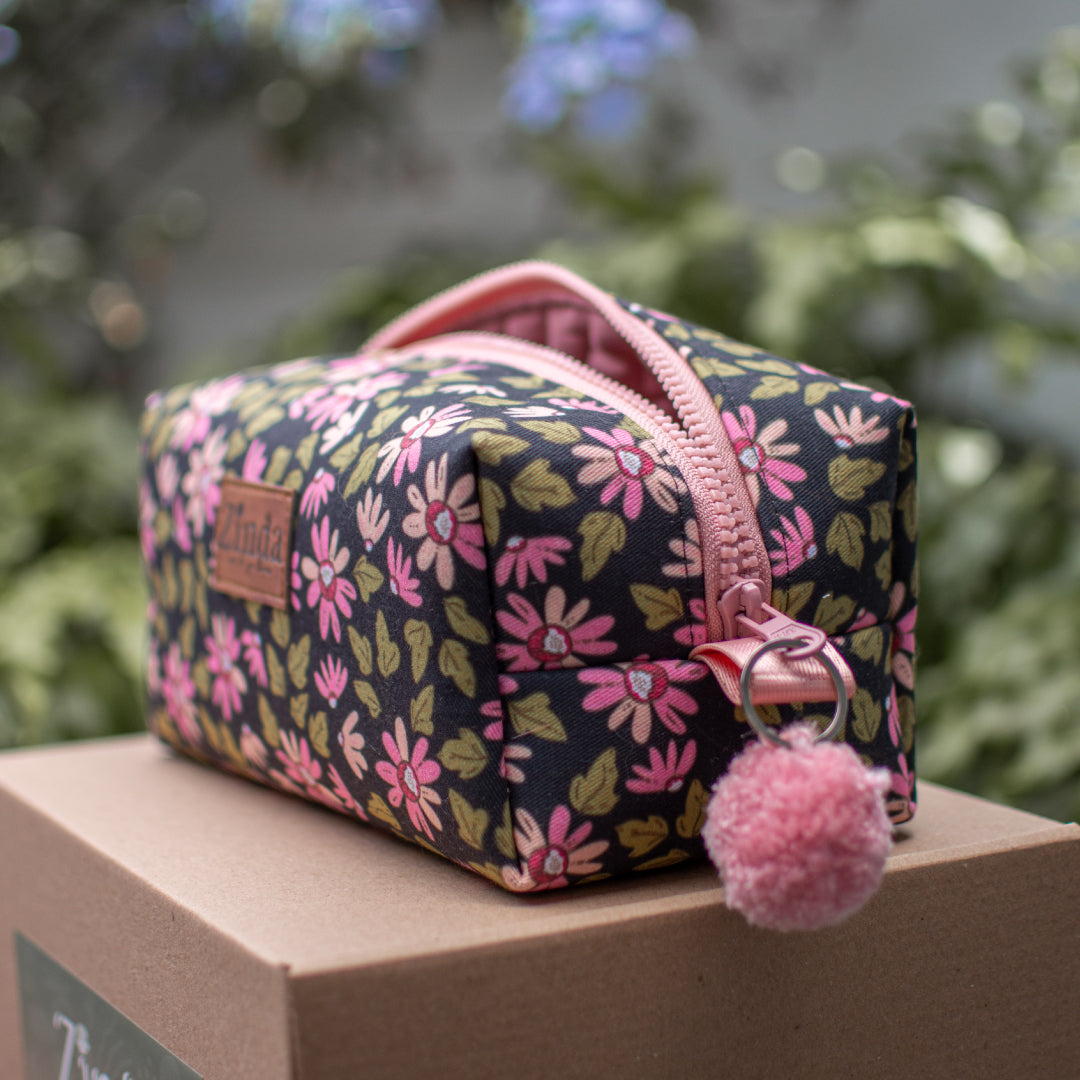 ESTUCHE FLOWER SANDY BLACK